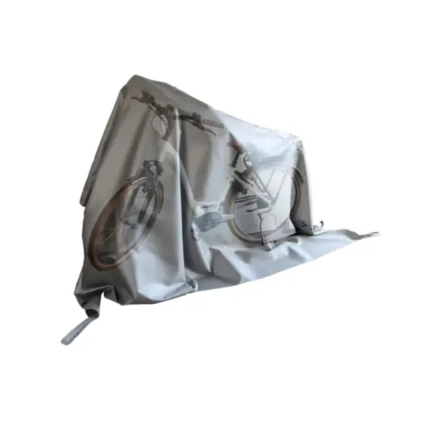 E-Bike Feuerschutzdecke über einem E-Bike.