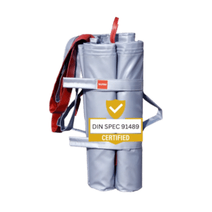 Tragbare VLITEX Brandbegrenzungsdecke für Elektrofahrzeuge